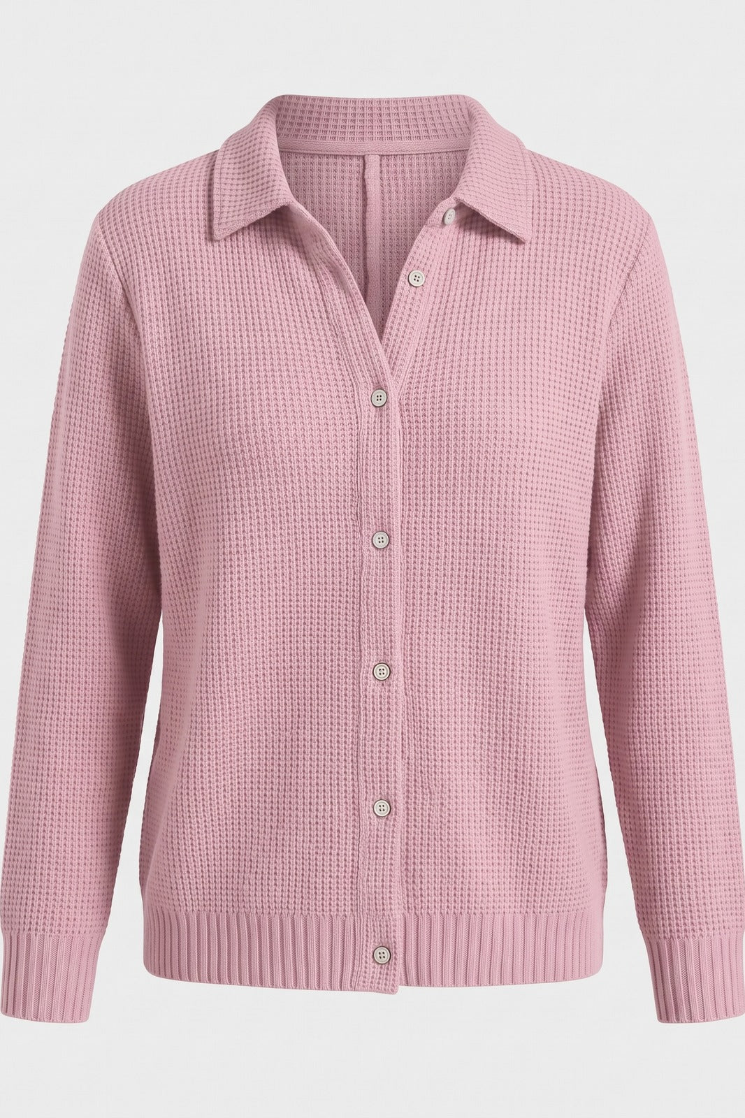 Damen Strickjacke | Lockere Passform — Rosa — Packshot
