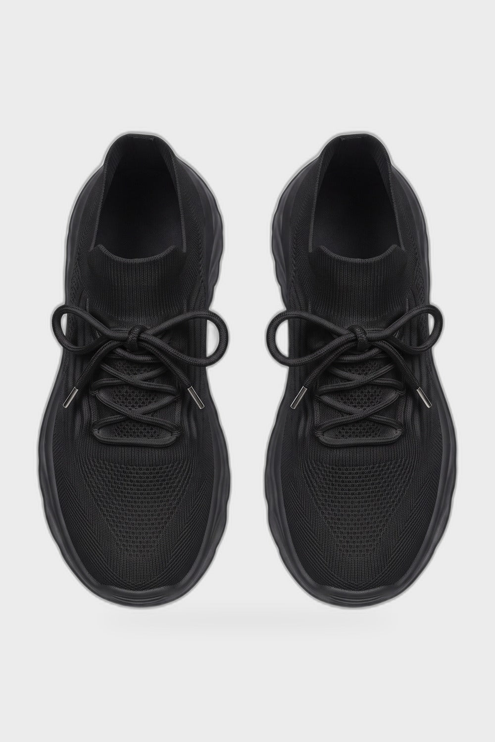 Damen Chunky Sneaker | Plateausohle — Schwarz — Produktansicht