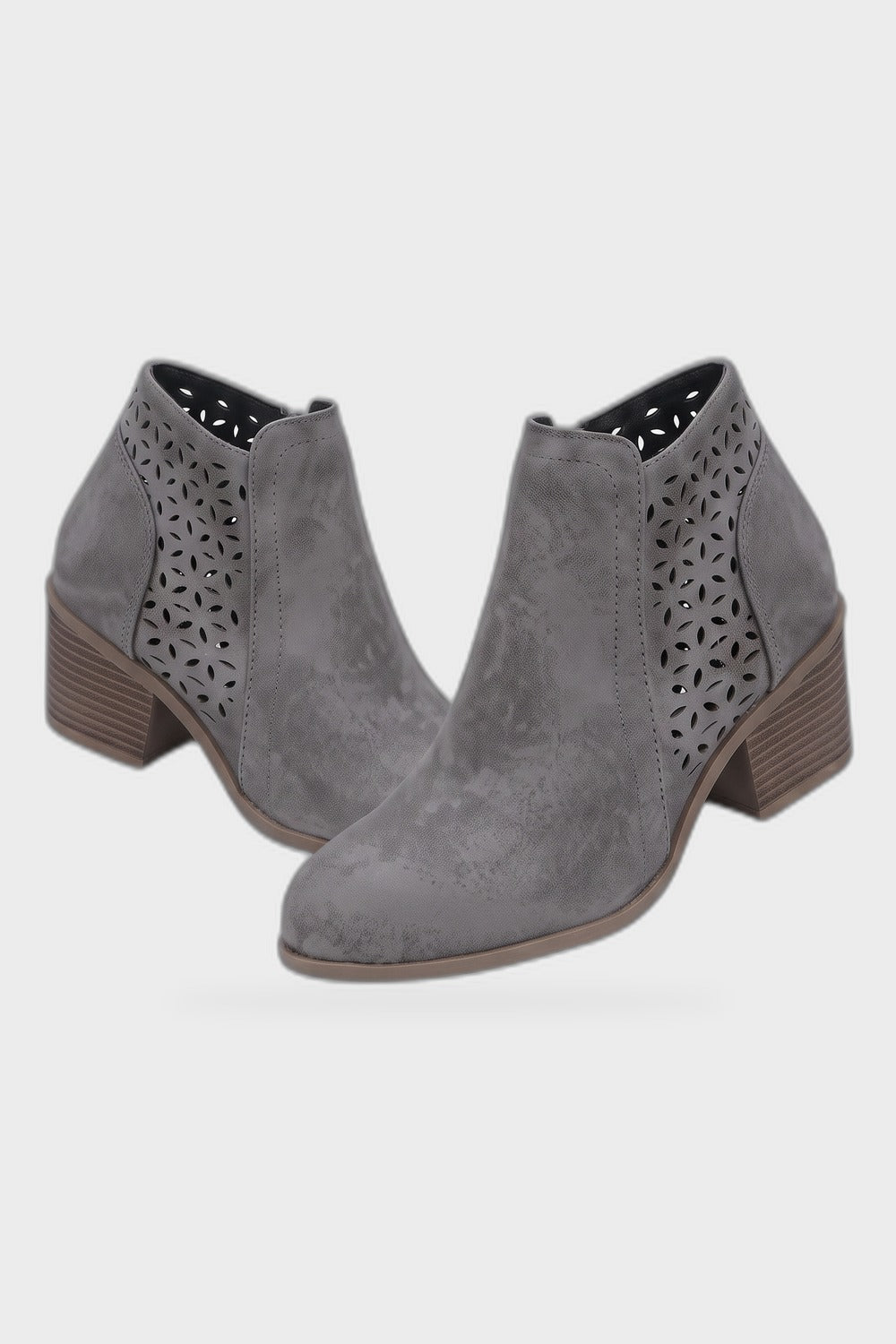 Damen Ankle Boots | Reissverschluss — Schwarz — Produktansicht