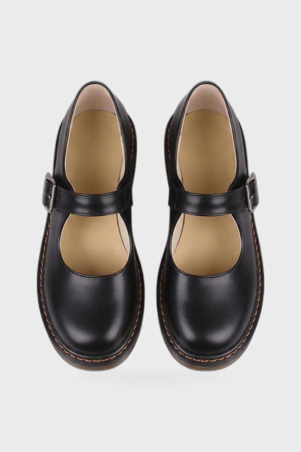 Damen Riemen Mary-Jane-Schuhe | Klassisch — Schwarz — Produktansicht