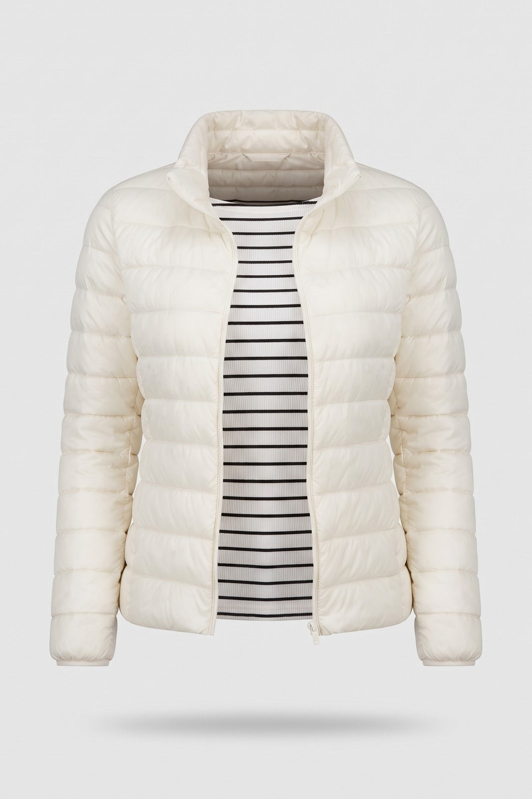 Damen Steppjacke | Schmale Passform — Weiß — Packshot