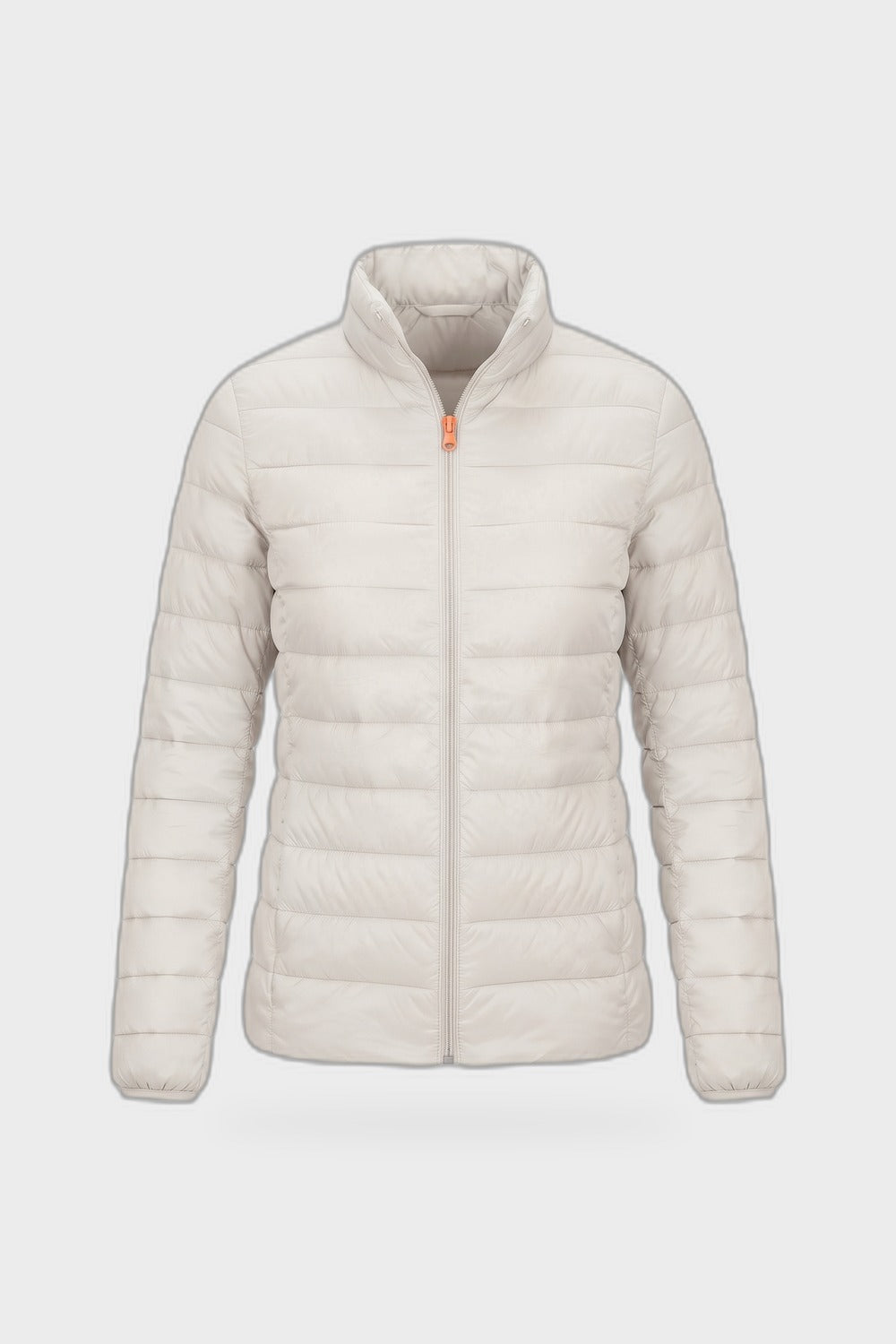 Damen Steppjacke | Schmale Passform — Weiß — Produktansicht