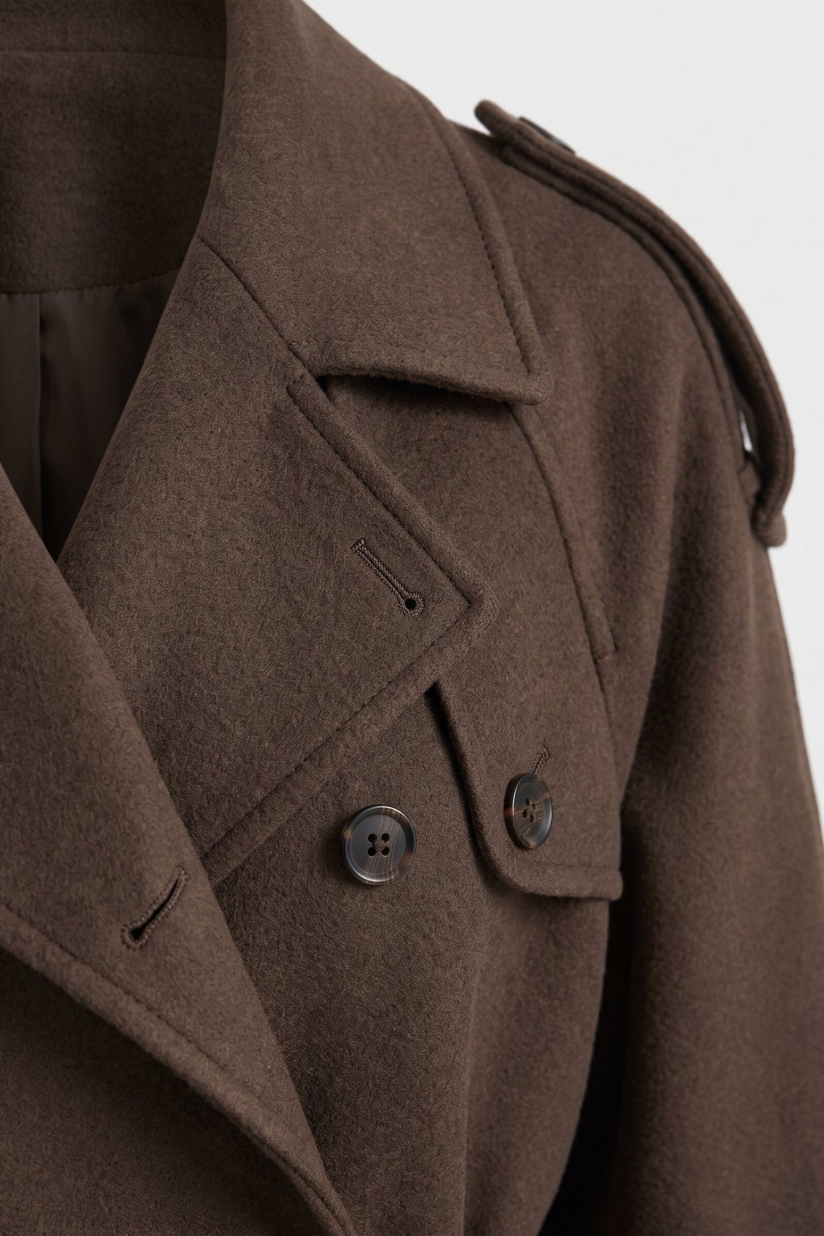 Damen Trenchcoat mit Reverskragen und Taillengürtel – 4